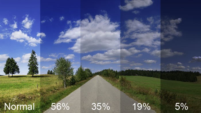 a road with a sky background and a few trees
