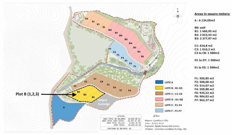 Terrains à vendre Confotur Miches