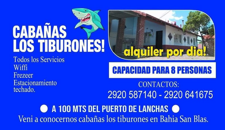 gracias a las cabañas los tiburones por participar del pulpo renacido