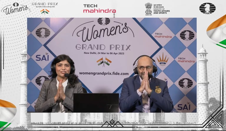 FIDE Chess #FIDEWomenGrandPrix Round 8 