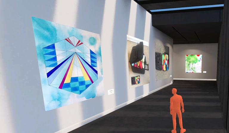 Metaverse art gallery