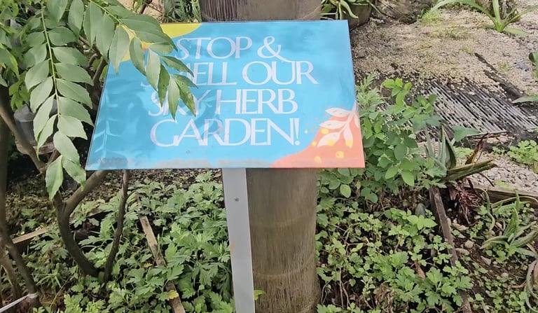 Andaz Singapore rooftop herb garden supplying fresh herbs to hotel dining