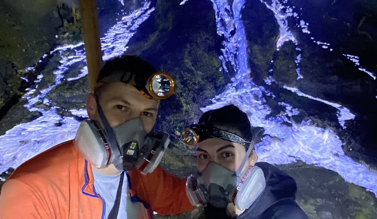 Blue Fire Kawah Gunung Ijen