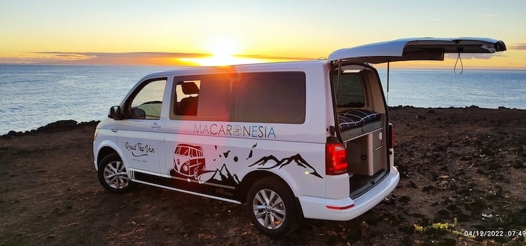Viajar en camper por las playas de Tenerife