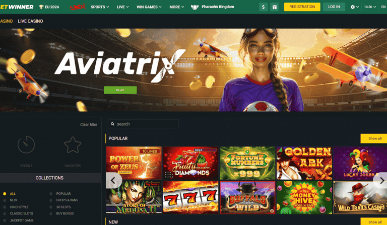 Betwinner Homepage
