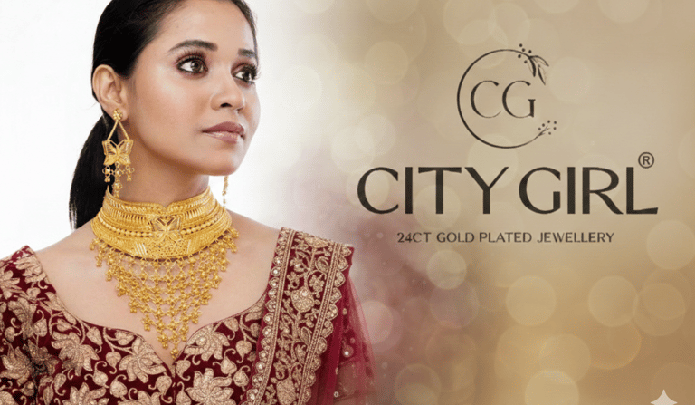 City Girl Jewellery 18 Carat Gold Plated Bridal Wear Cocktail Party