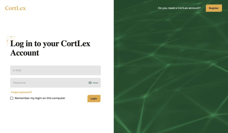 www.my.cortlex.at / Reg/Login 