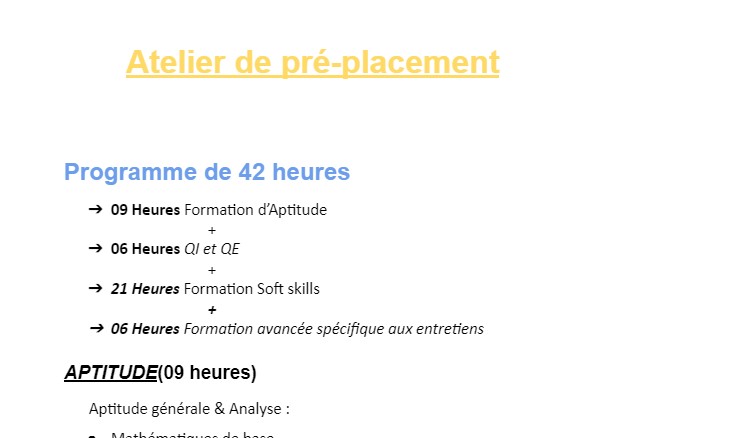 Proposition avec exemple de module de formation pdf