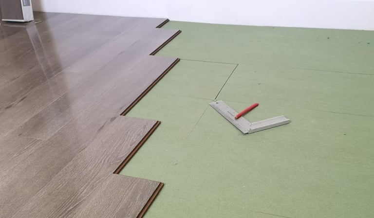 Laminate flooring installed in Stratford by Pro Fittings Ltd