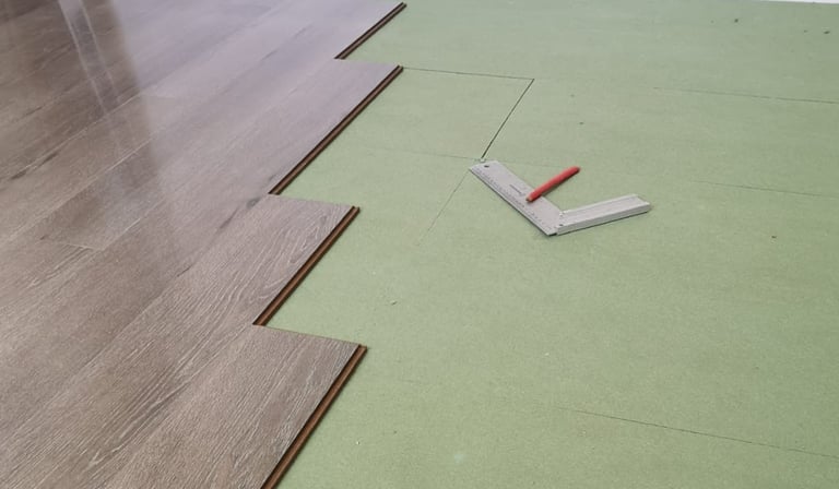 Laminate flooring installed in Stratford by Pro Fittings Ltd