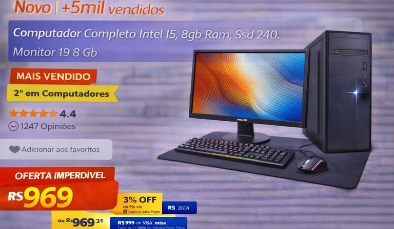 a computer monitor with a computer monitor and keyboard