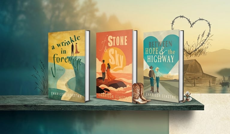 3 romance books by Charissa Stastny