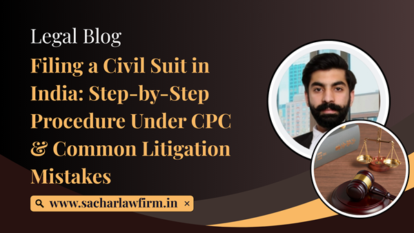 Filing a Civil Suit in India: Step-by-Step Procedure Under CPC & Common Litigation Mistakes