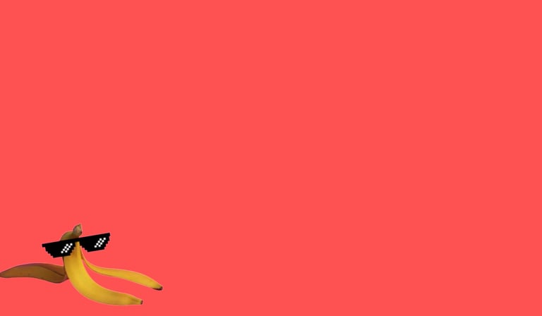 a banana peeler sitting on a pink background