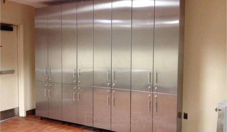 stainless steel storage for fire station