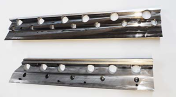 Knife holders for sawmill chipper