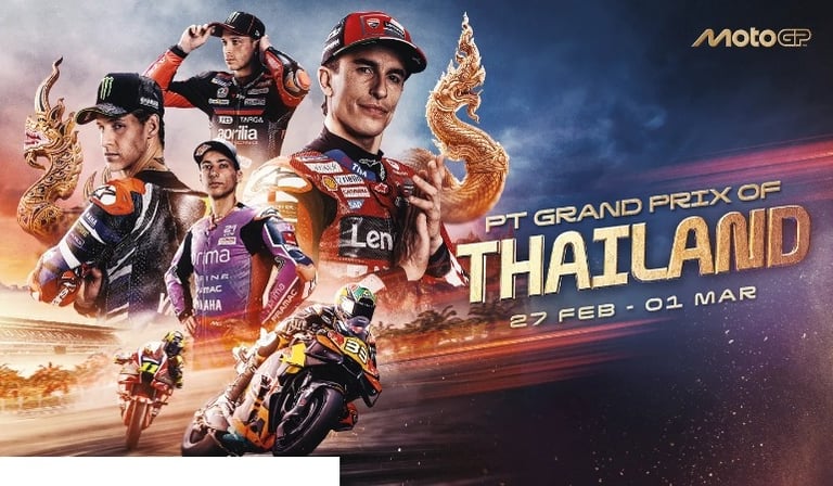 banner motogp burirram thailand