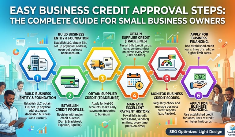 Easy Business Credit Approval Steps