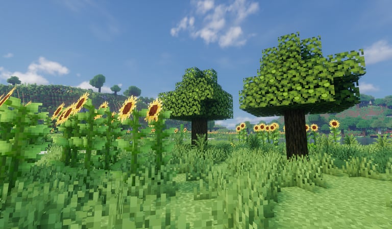Golden Apple Trees on Minecraft