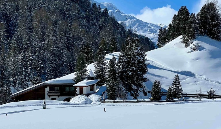 our house we rented in Soelden 