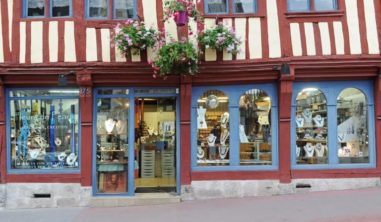 my store front of my store with a window display