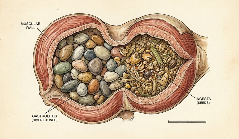 How Birds Digest Food Without Teeth: The Gizzard Explained