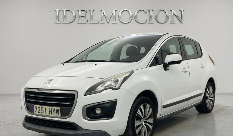 peugeot 3008 blanco 1.6 HDI 120CV de ocasión en Albacete en IdelMoción