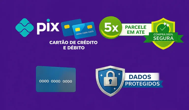 Métodos de Pagamento - Livro Mate Seus Sonhos