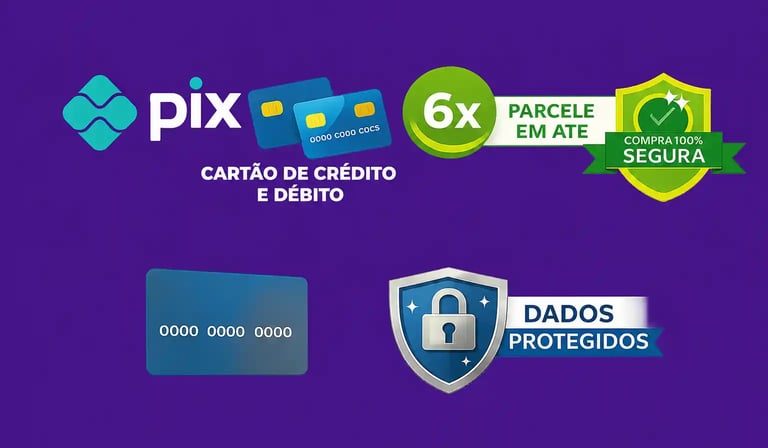 Métodos de Pagamento - Livro Mate Seus Sonhos