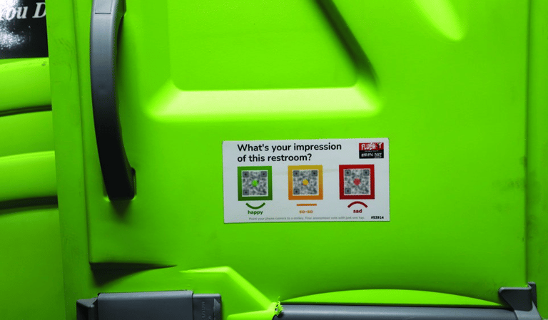 Portable toilet rental