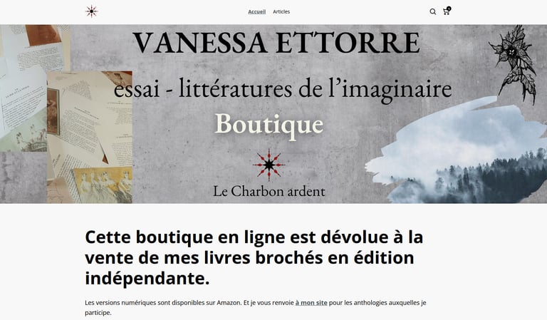 boutique en ligne vanessa ettorre le thrène des vades la femme-nuit