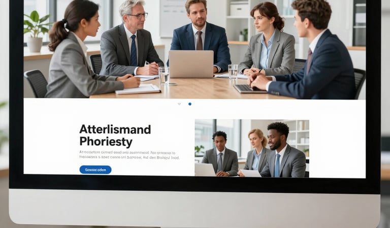 A creative team brainstorming vibrant ad concepts on a whiteboard with purple and teal accents