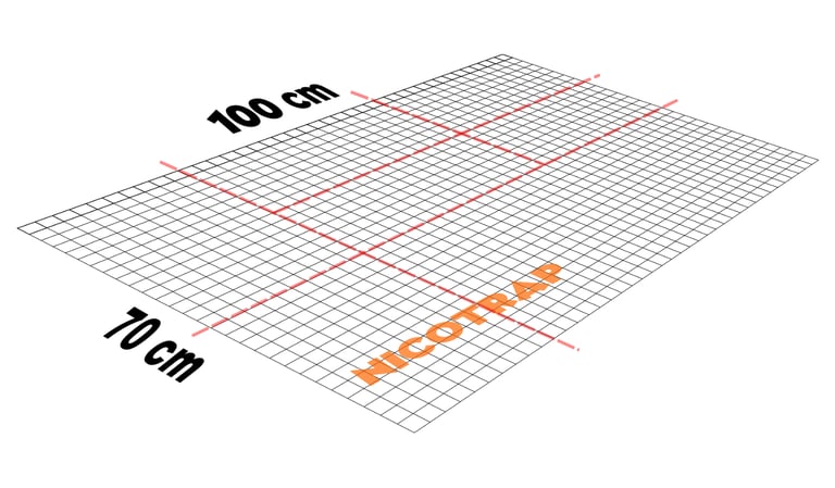 Laminas de 1 mtetro x 70 centimetros para captura de moscas