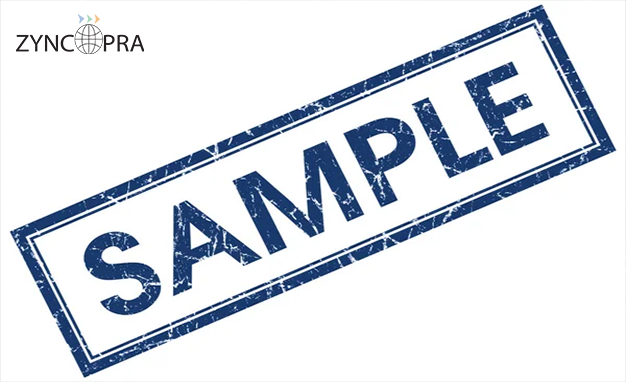 Sample product testing and quality control process