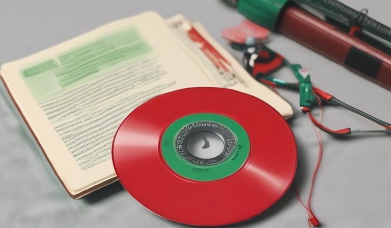 Two bottles labeled 'hella co.' with designs indicating milk tea products, one for shower cream and the other for hair therapy, are placed on textured stone-like blocks. A reflective, crinkled foil serves as the backdrop, adding a metallic element to the composition.