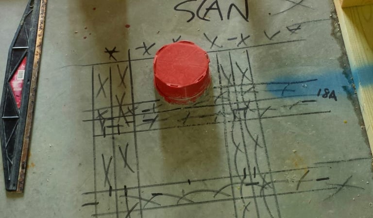 Atlanta Concrete Coring RADAR Image