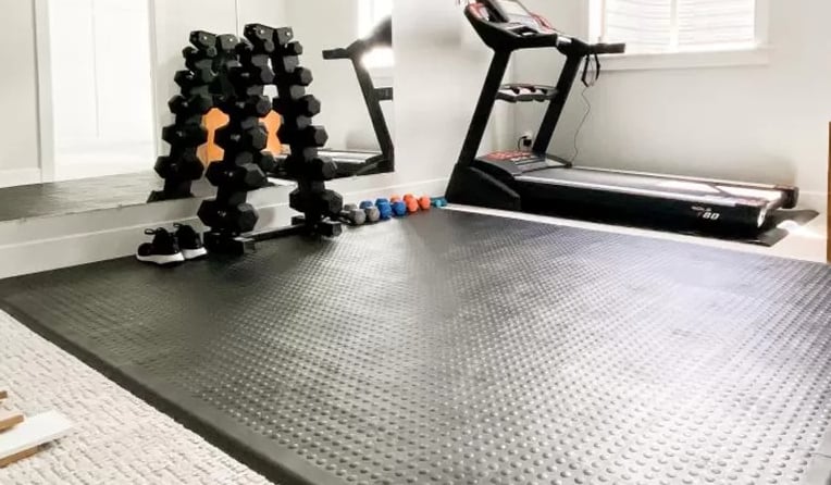 Help customers complete their gym with wholesale flooring and storage. A key retail add-on.