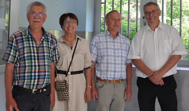 Les fondateurs de "Au Glacier de Plombières"