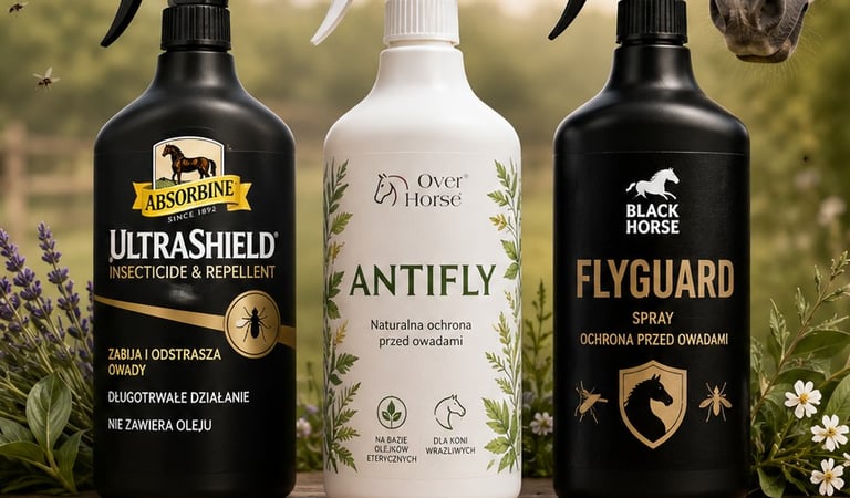 przeciw owadom - repelenty dla koni - Absorbine, Antifly