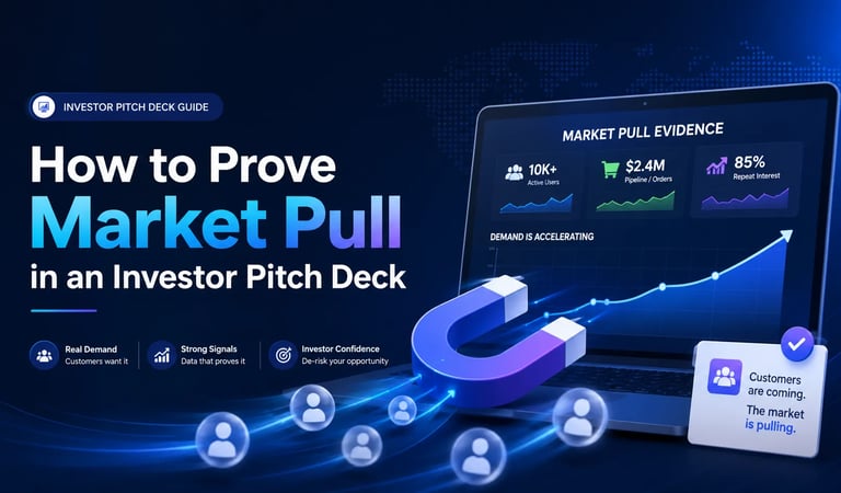 How to Prove Market Pull in an Investor Pitch Deck