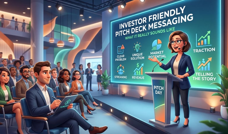 Investor Friendly Pitch Deck Messaging: What It Really Sounds Like
