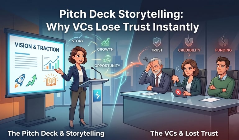 Pitch Deck Storytelling: Why VCs Lose Trust Instantly