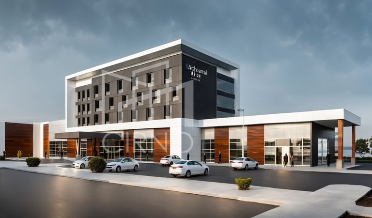 A hotel in Eagle River, Edmonton AB designed by Cirno Design 