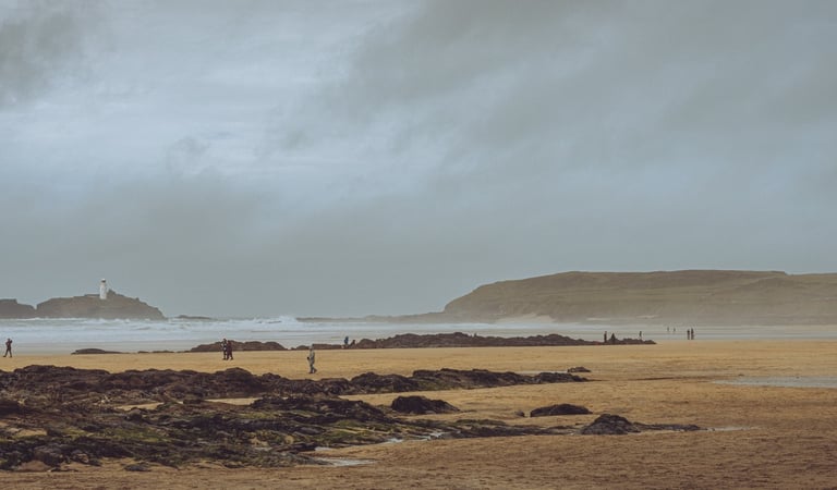 Godrevy low tide