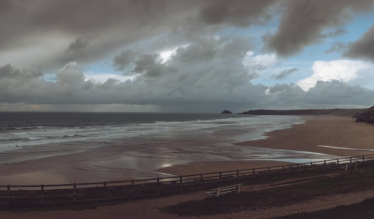 Perranporth beach