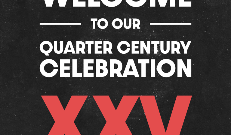 An event welcome poster for a wine importer