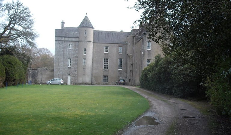 Kemnay House near Inverurie, Aberdeenshire, where Janet lived from around 1750.