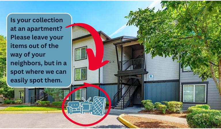 Curbside Junk Removal Apartment