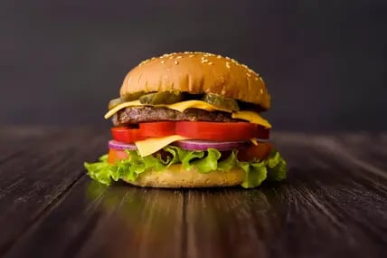 keto-salad-burger-on-table