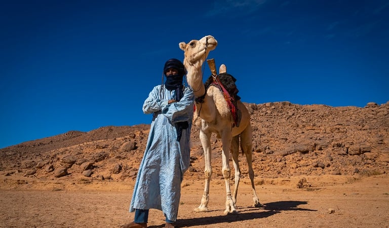 treeking in chigaga desert with nomads guided